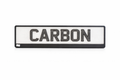 3D Carbon Gel Number Plate – Raised Carbon Effect Gel Letters