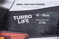 Custom Small Car Sticker – Single Colour Vinyl Decal